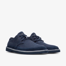 Camper Morrys Formal Shoes Navy - Mens Singapore EXTNZH-418